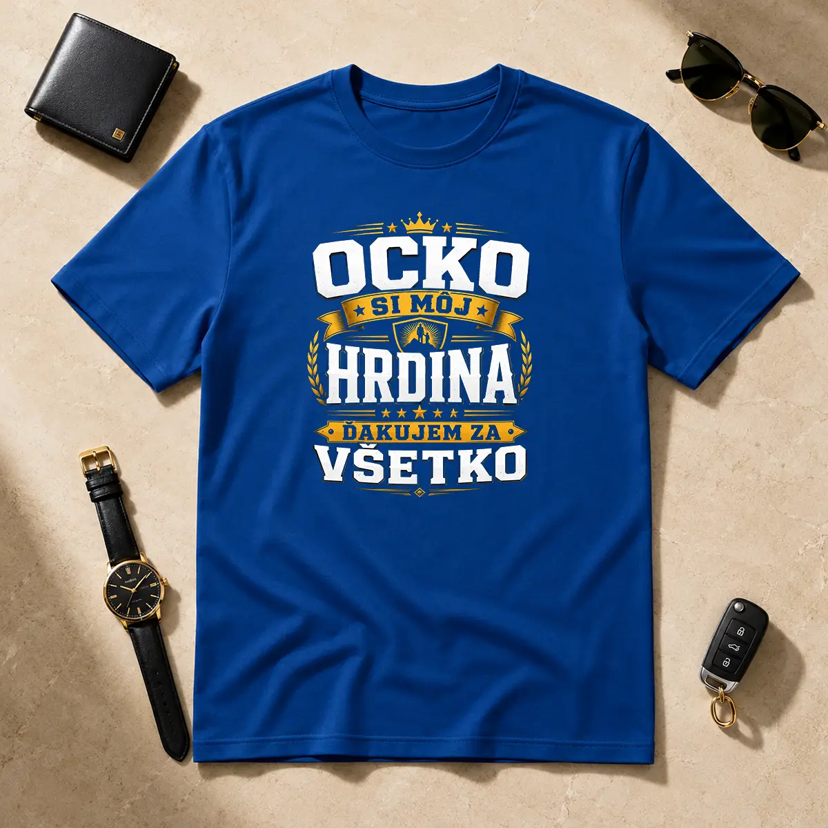 Tričko – Ocko, si môj hrdina. Ďakujem za všetko – Obrázok 4